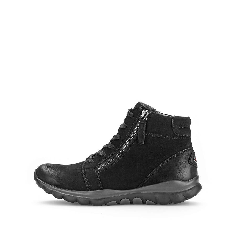 Pius Gabor Schnürstiefelette schwarz