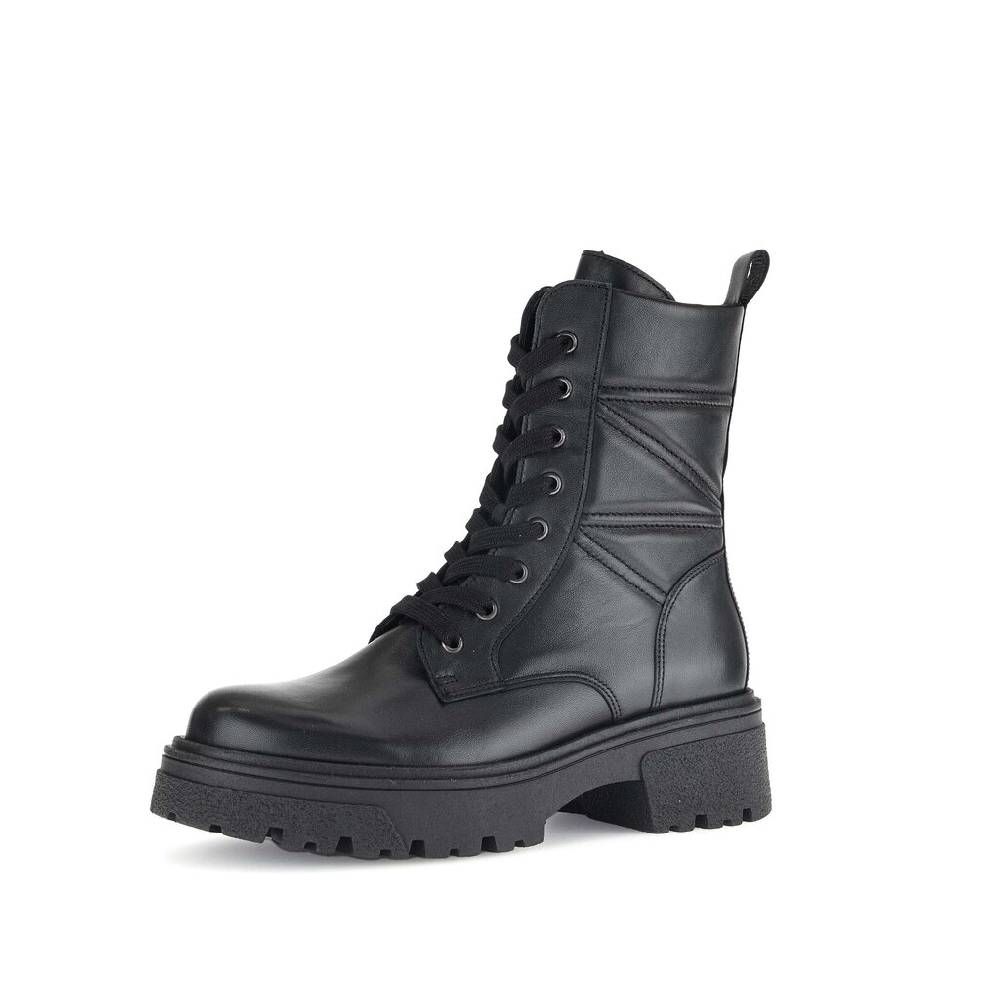 Pius Gabor Schnürstiefelette Schwarz