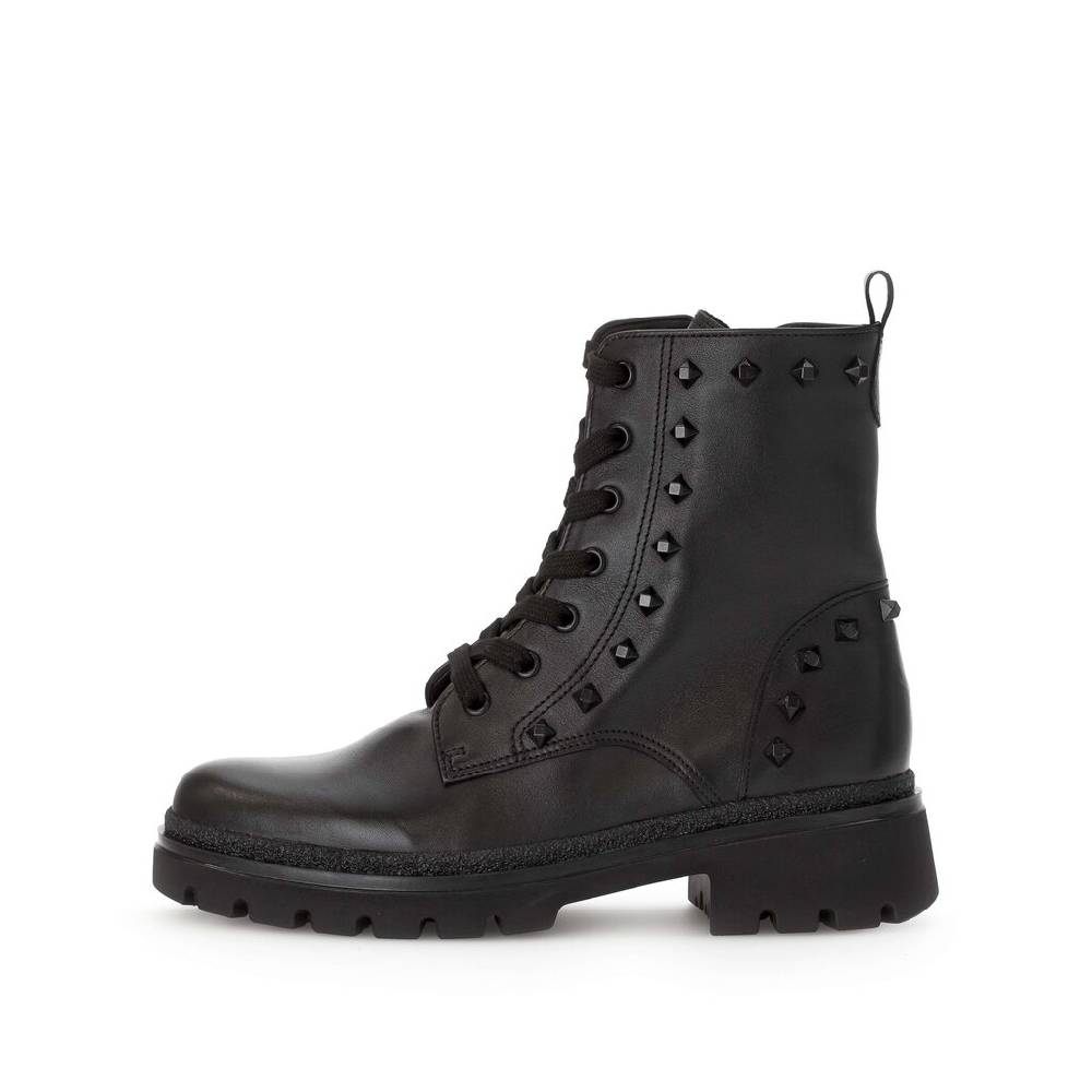 Pius Gabor Schnürstiefelette schwarz