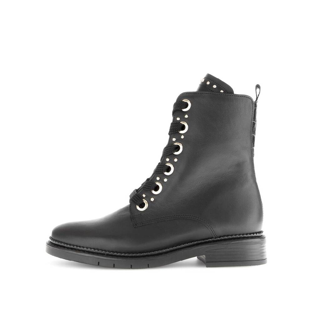 Pius Gabor Schnürstiefelette schwarz