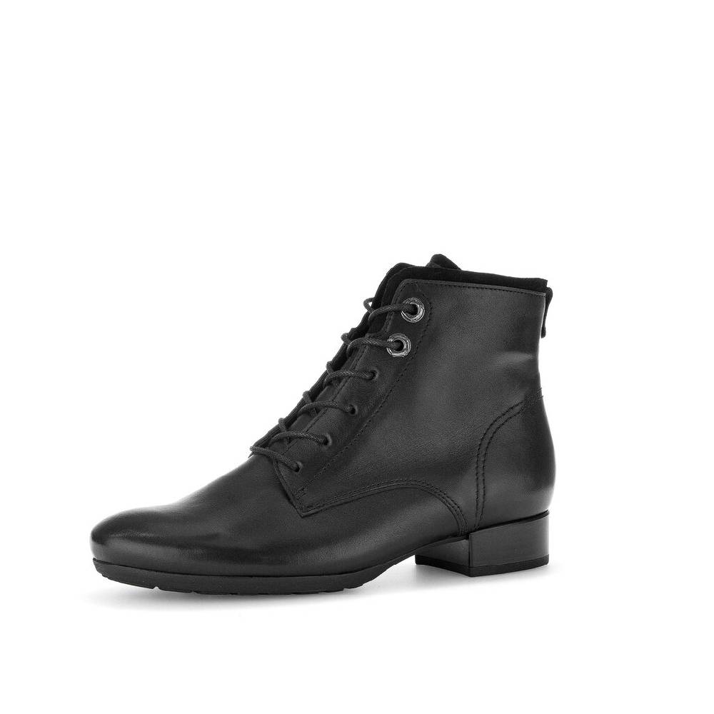 Pius Gabor Schnürstiefelette Schwarz