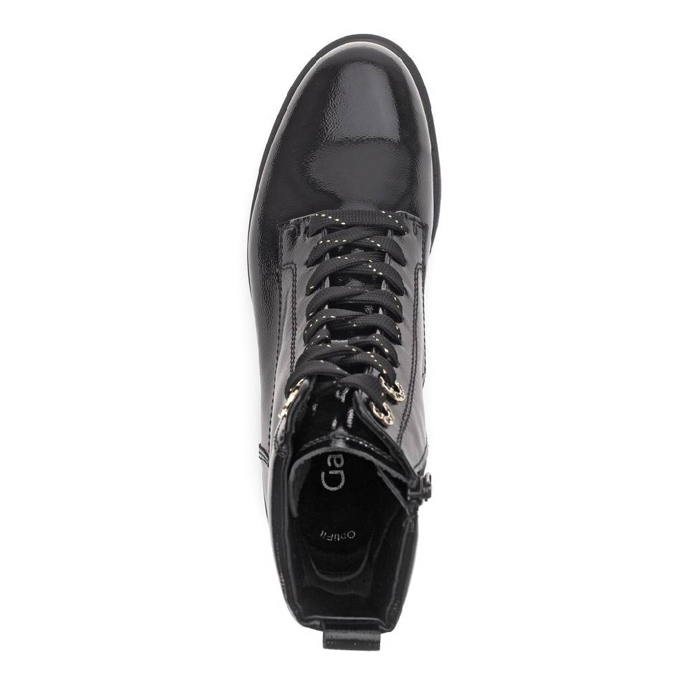 Pius Gabor Schnürstiefelette Schwarz