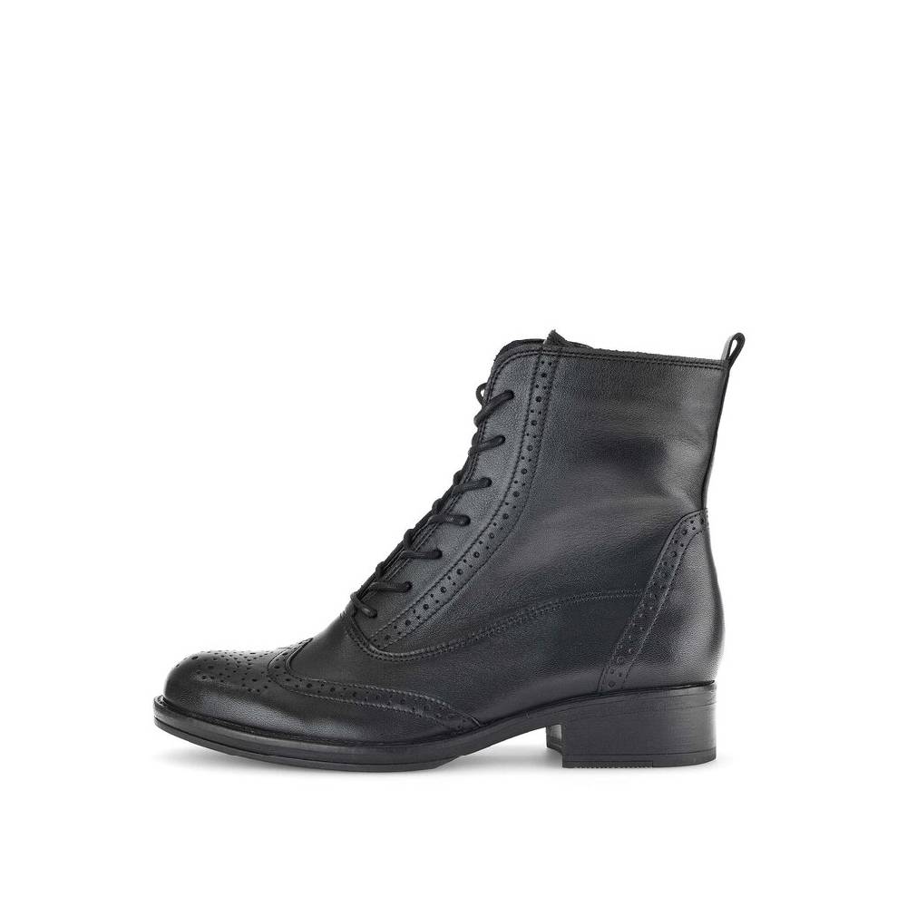 Pius Gabor Schnürstiefelette schwarz