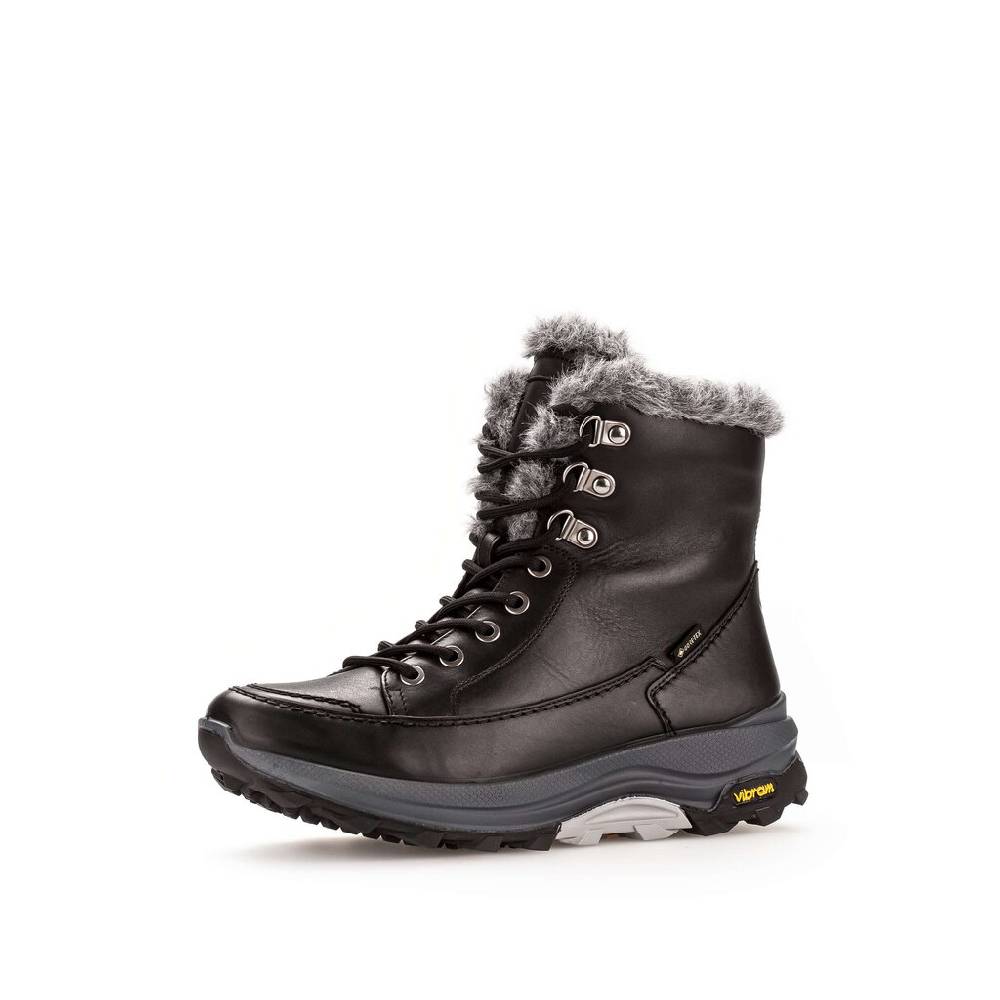 Pius Gabor Schnürstiefelette Schwarz