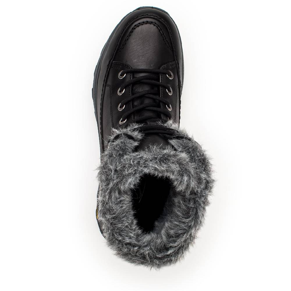 Pius Gabor Schnürstiefelette Schwarz