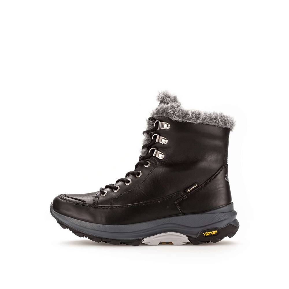 Pius Gabor Schnürstiefelette Schwarz