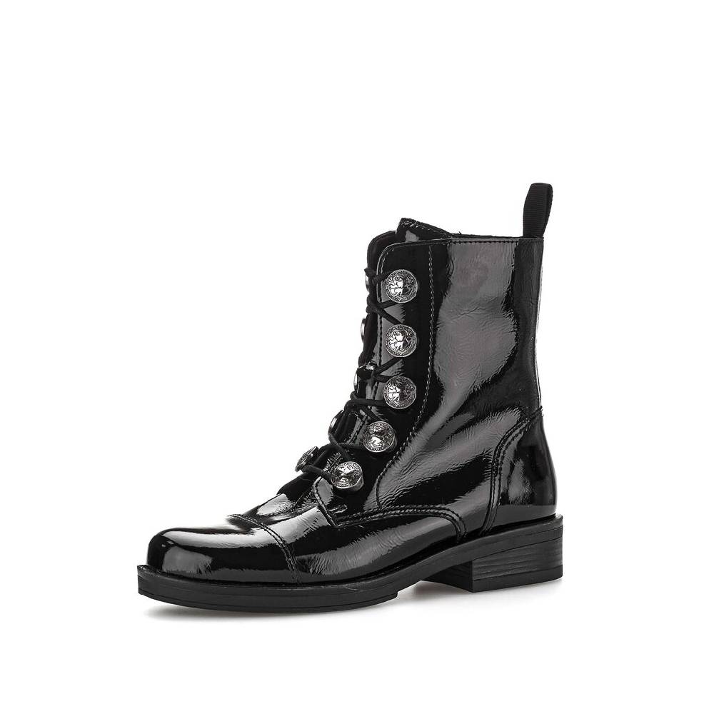 Pius Gabor Schnürstiefelette Schwarz