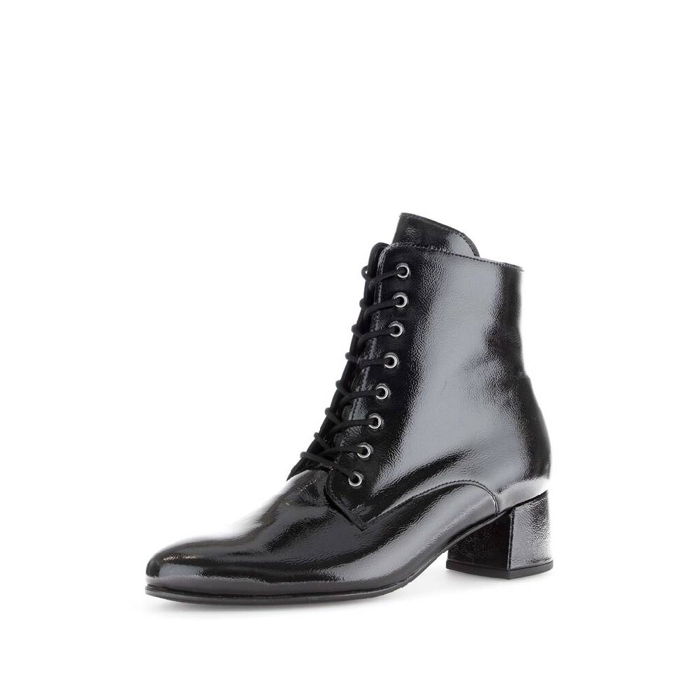 Pius Gabor Schnürstiefelette Schwarz