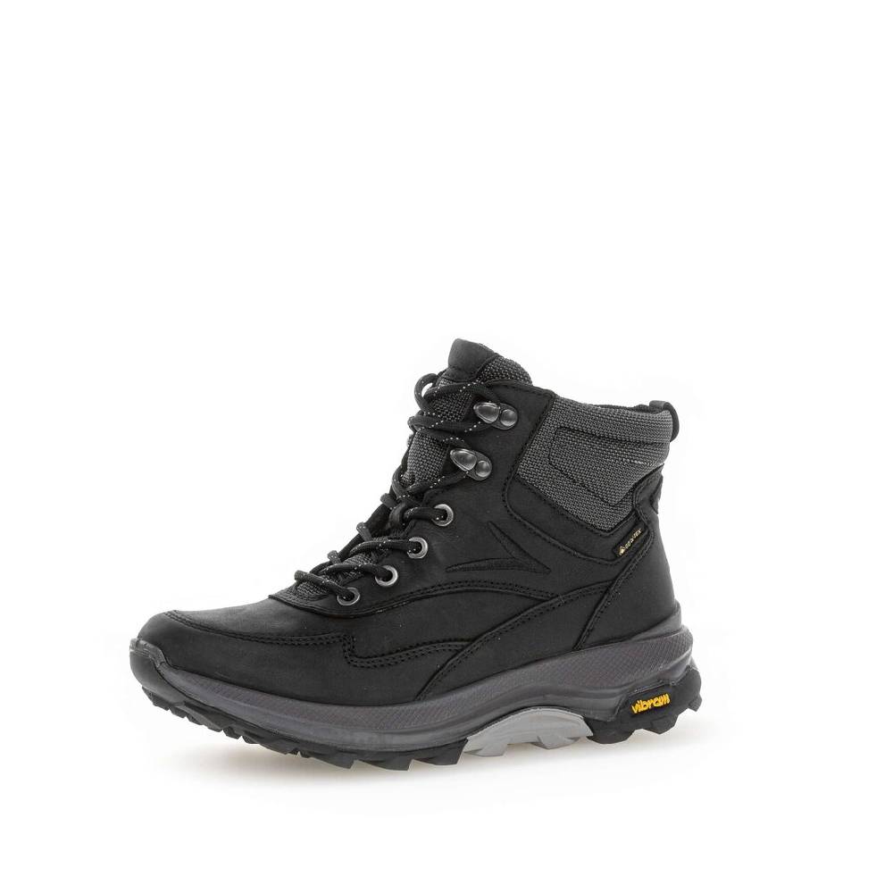 Pius Gabor Schnürstiefelette Schwarz