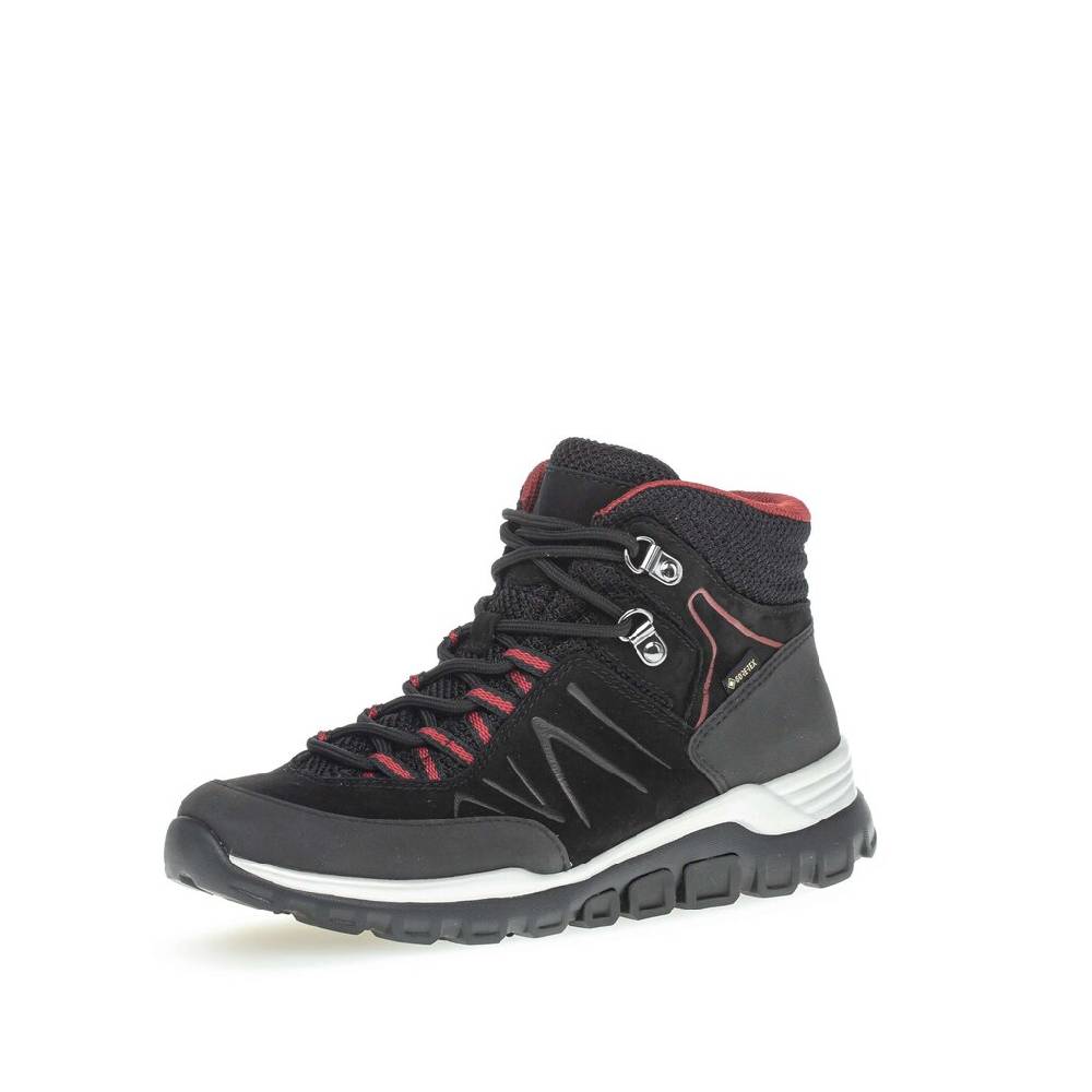 Pius Gabor Schnürstiefelette Schwarz