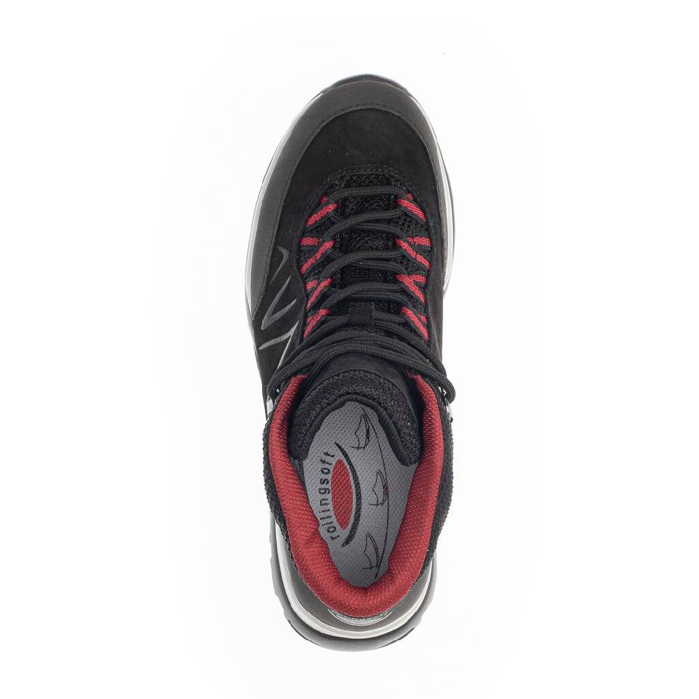 Pius Gabor Schnürstiefelette Schwarz