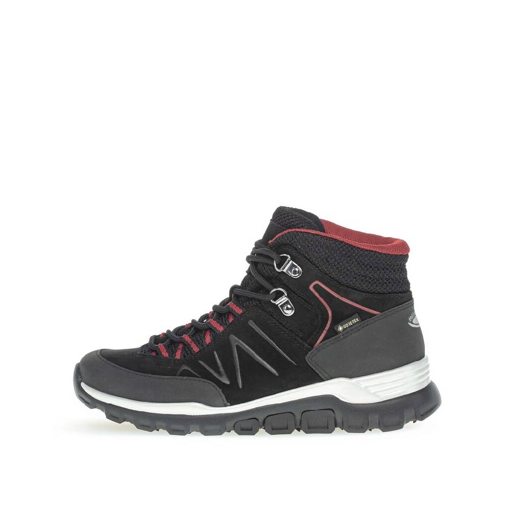 Pius Gabor Schnürstiefelette schwarz