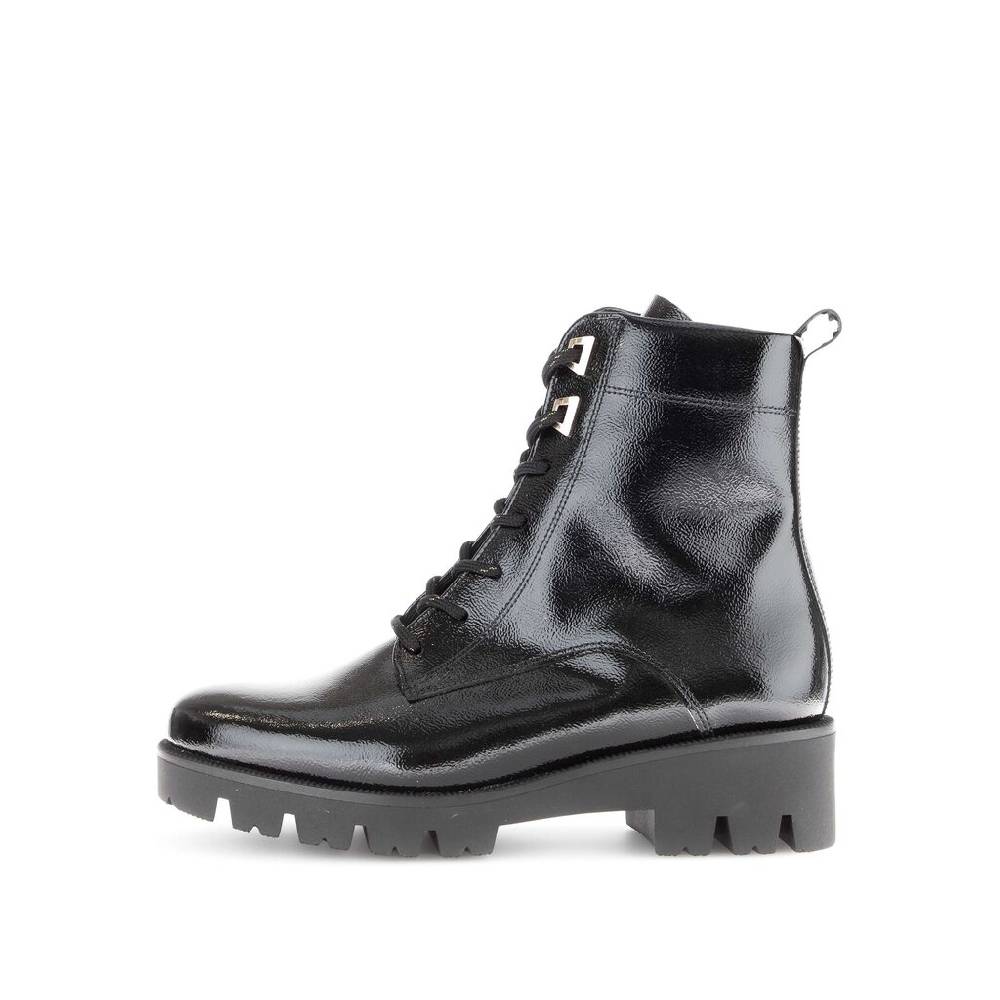 Pius Gabor Schnürstiefelette schwarz