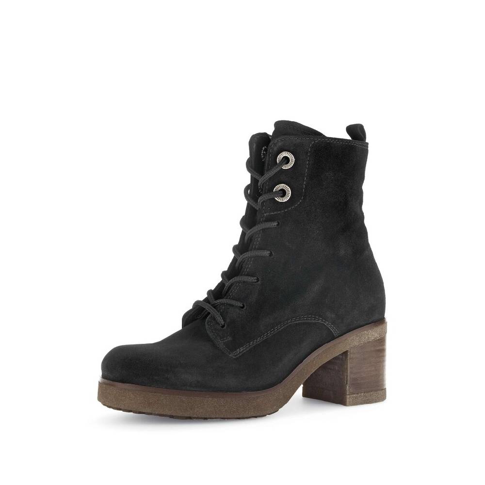 Pius Gabor Schnürstiefelette Schwarz