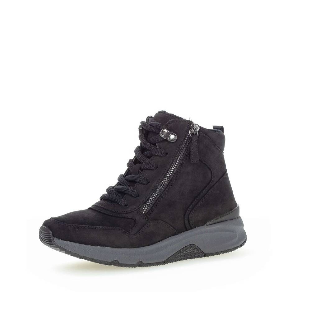 Pius Gabor Schnürstiefelette Schwarz