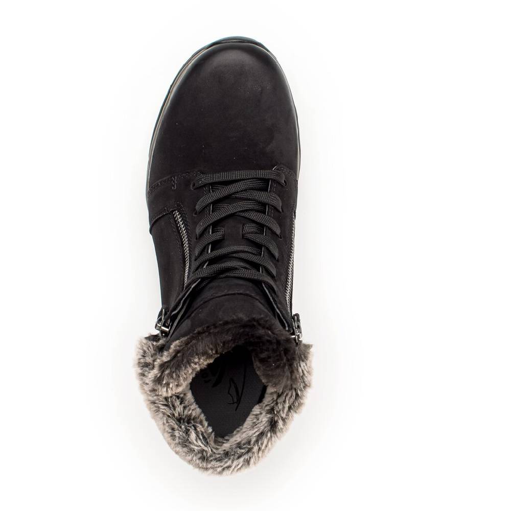 Pius Gabor Schnürstiefelette Schwarz