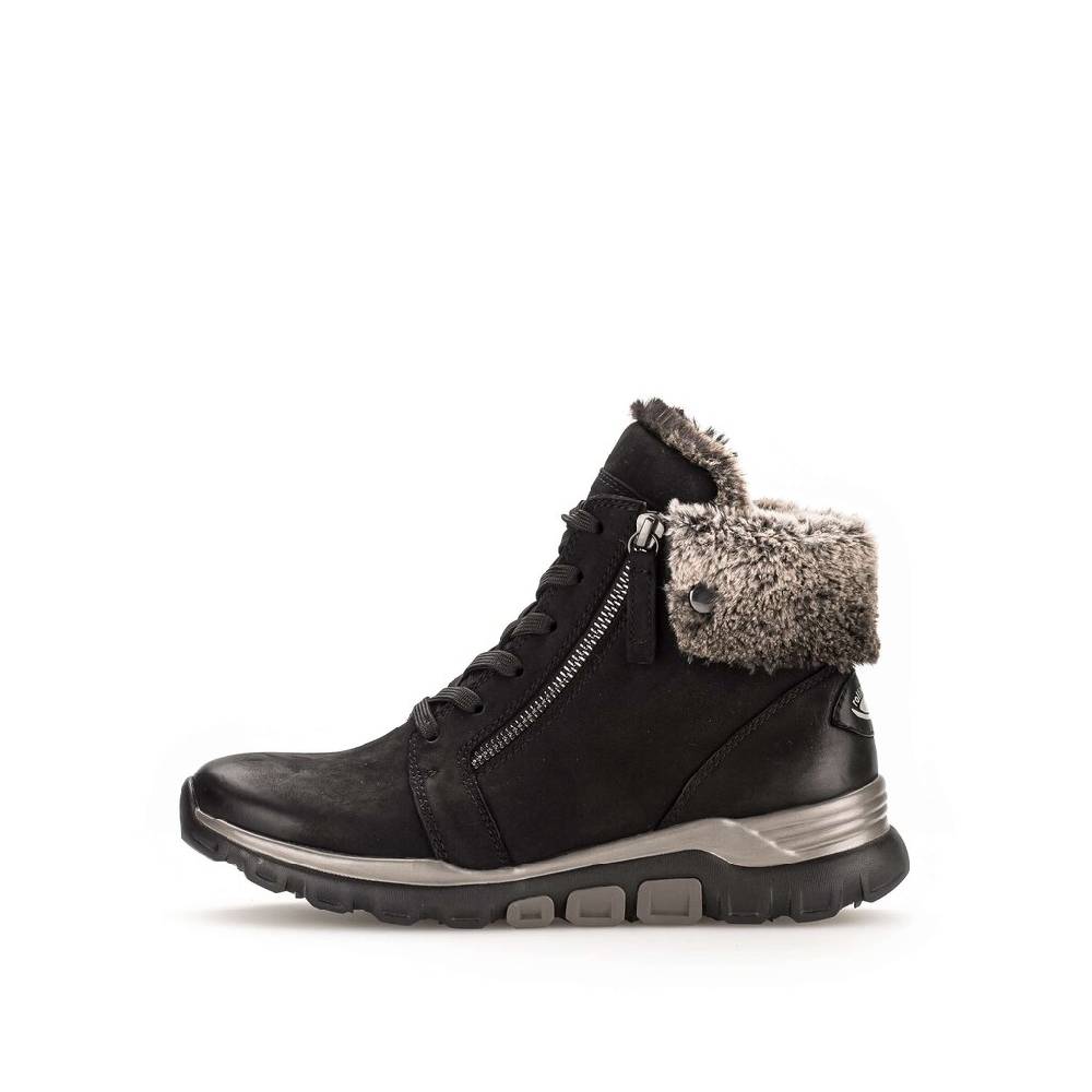 Pius Gabor Schnürstiefelette schwarz