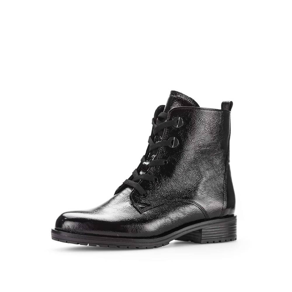 Pius Gabor Schnürstiefelette Schwarz