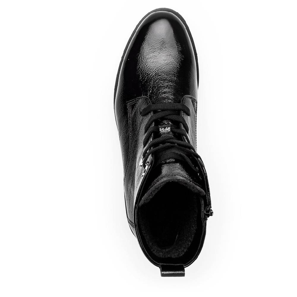 Pius Gabor Schnürstiefelette Schwarz