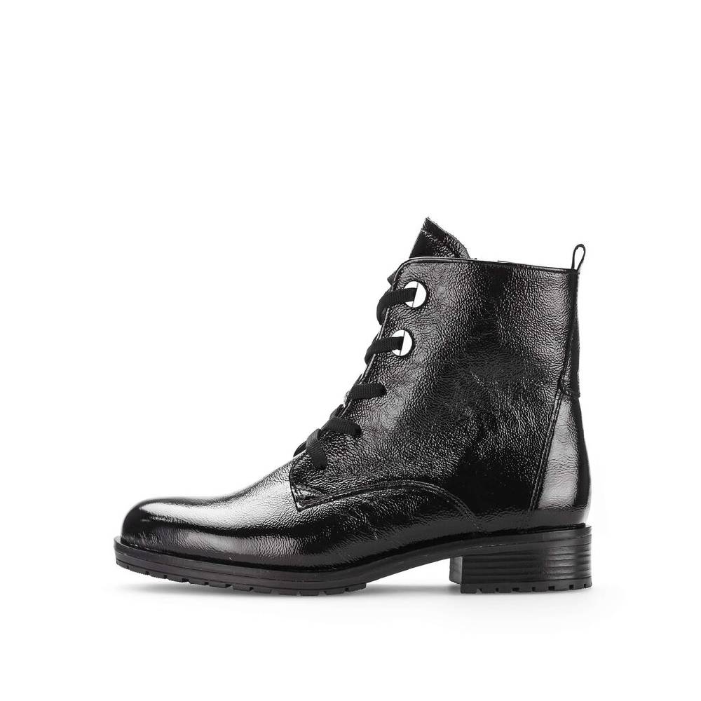 Pius Gabor Schnürstiefelette schwarz