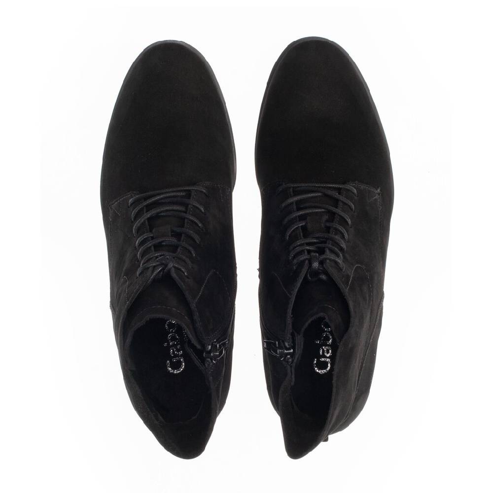 Pius Gabor Schnürstiefelette Schwarz