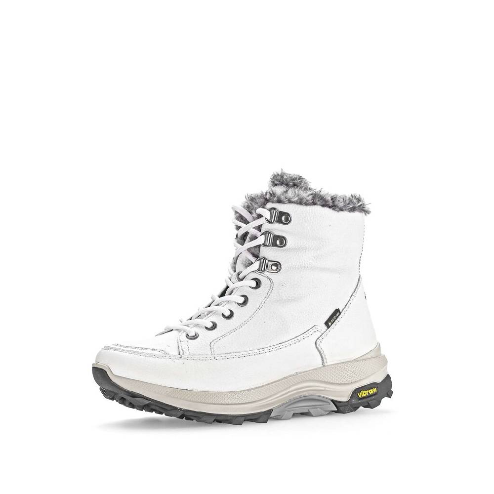 Pius Gabor Schnürstiefelette Weiß