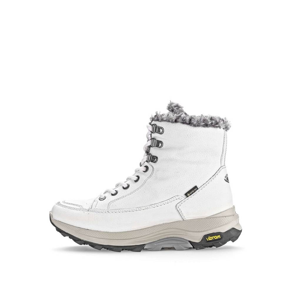 Pius Gabor Schnürstiefelette weiß