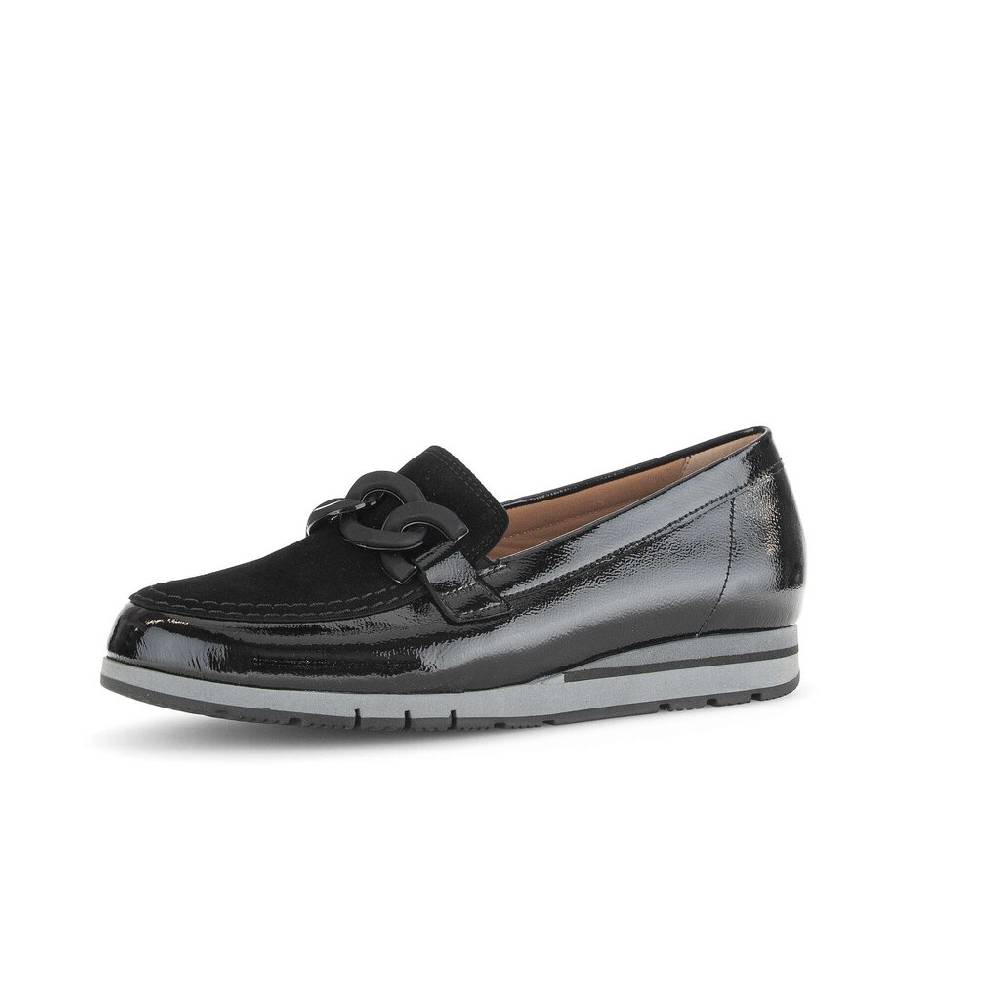 Pius Gabor Slipper Schwarz