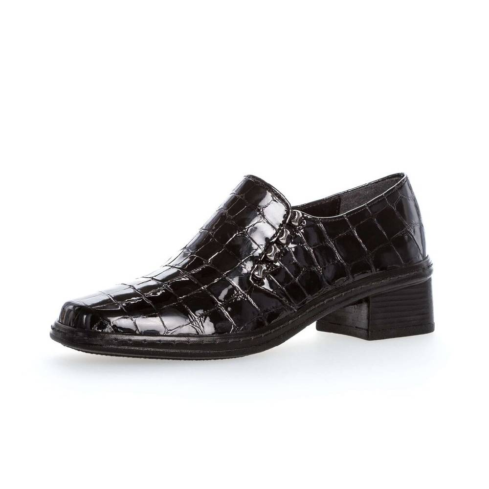 Pius Gabor Slipper Schwarz