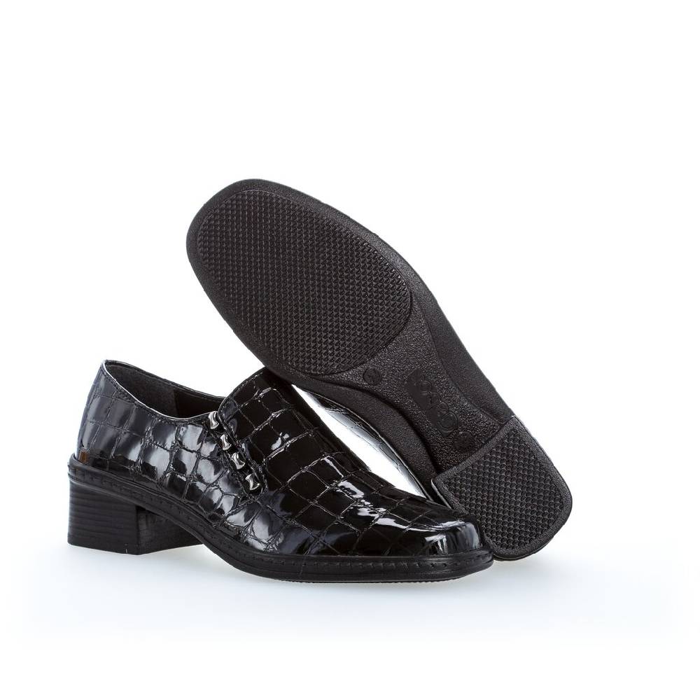 Pius Gabor Slipper Schwarz