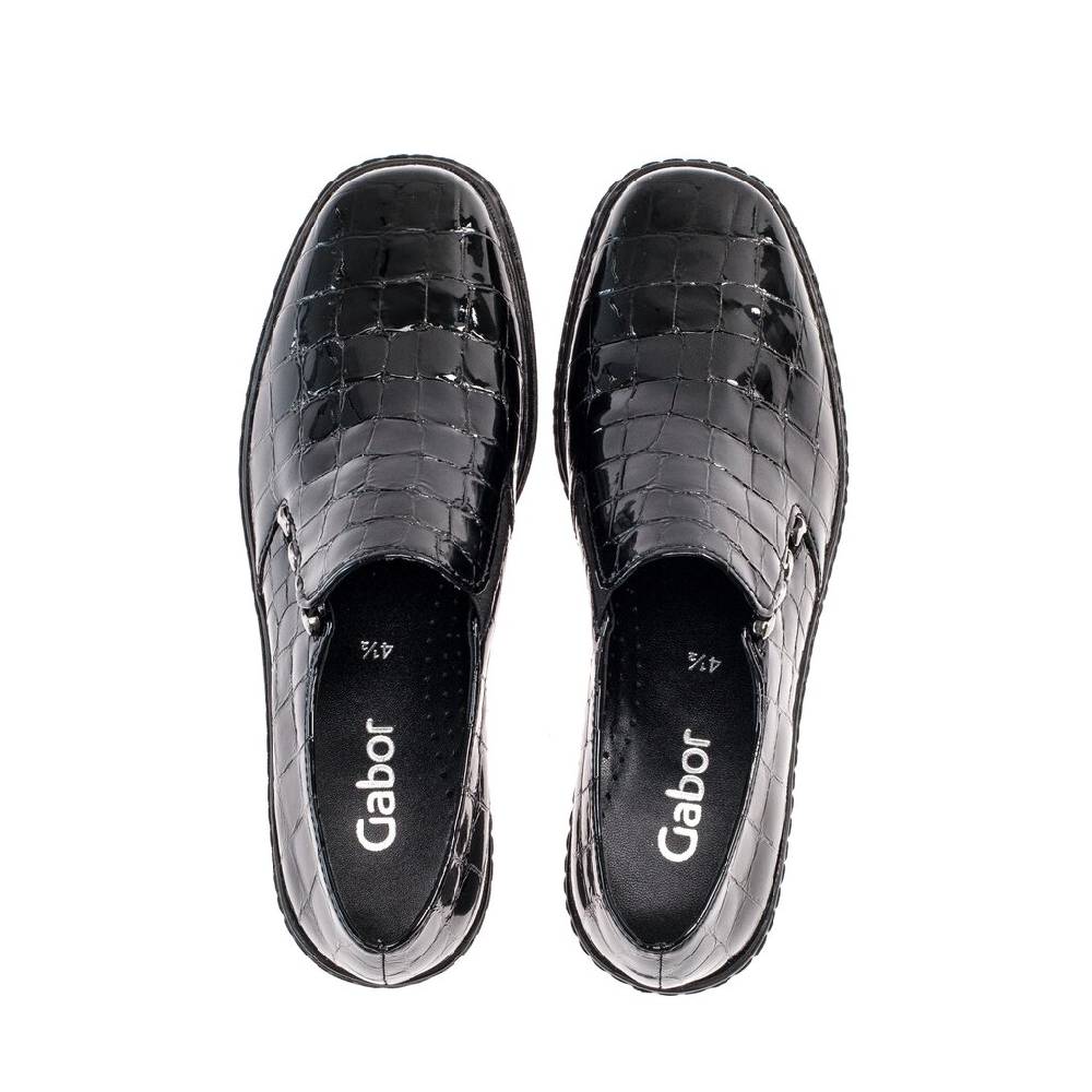 Pius Gabor Slipper Schwarz