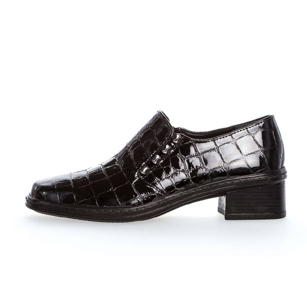 Pius Gabor Slipper schwarz