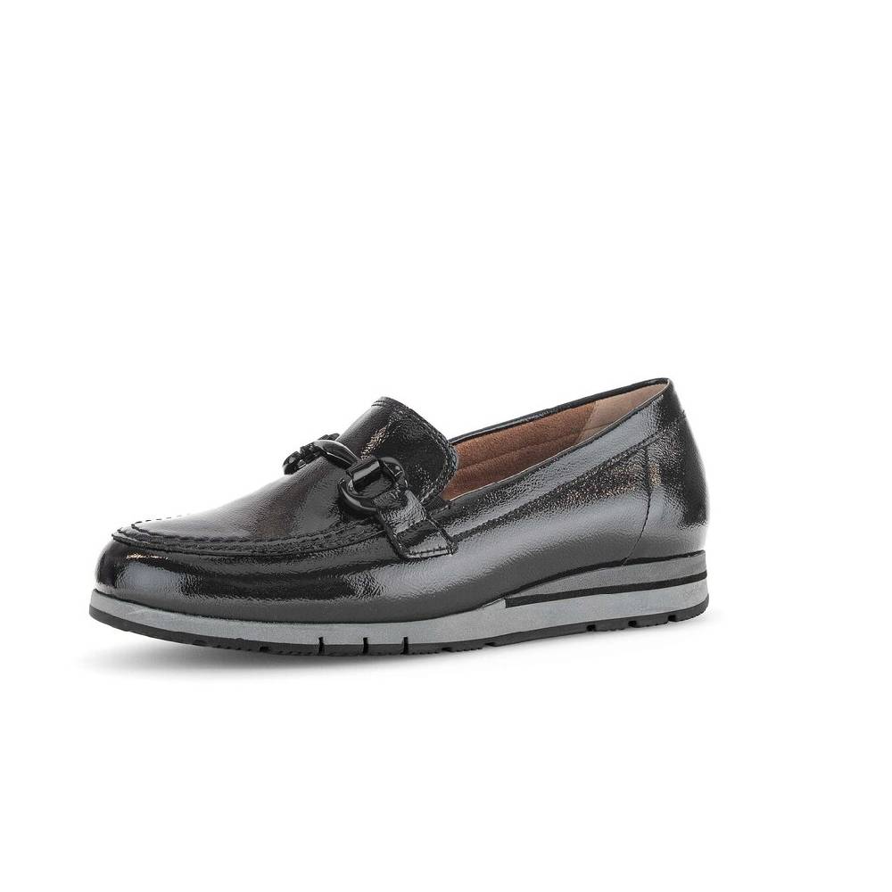 Pius Gabor Slipper Schwarz