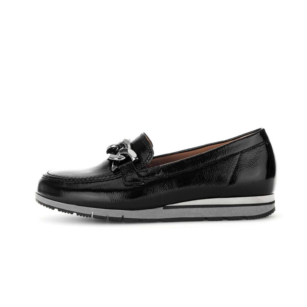 Pius Gabor Slipper schwarz