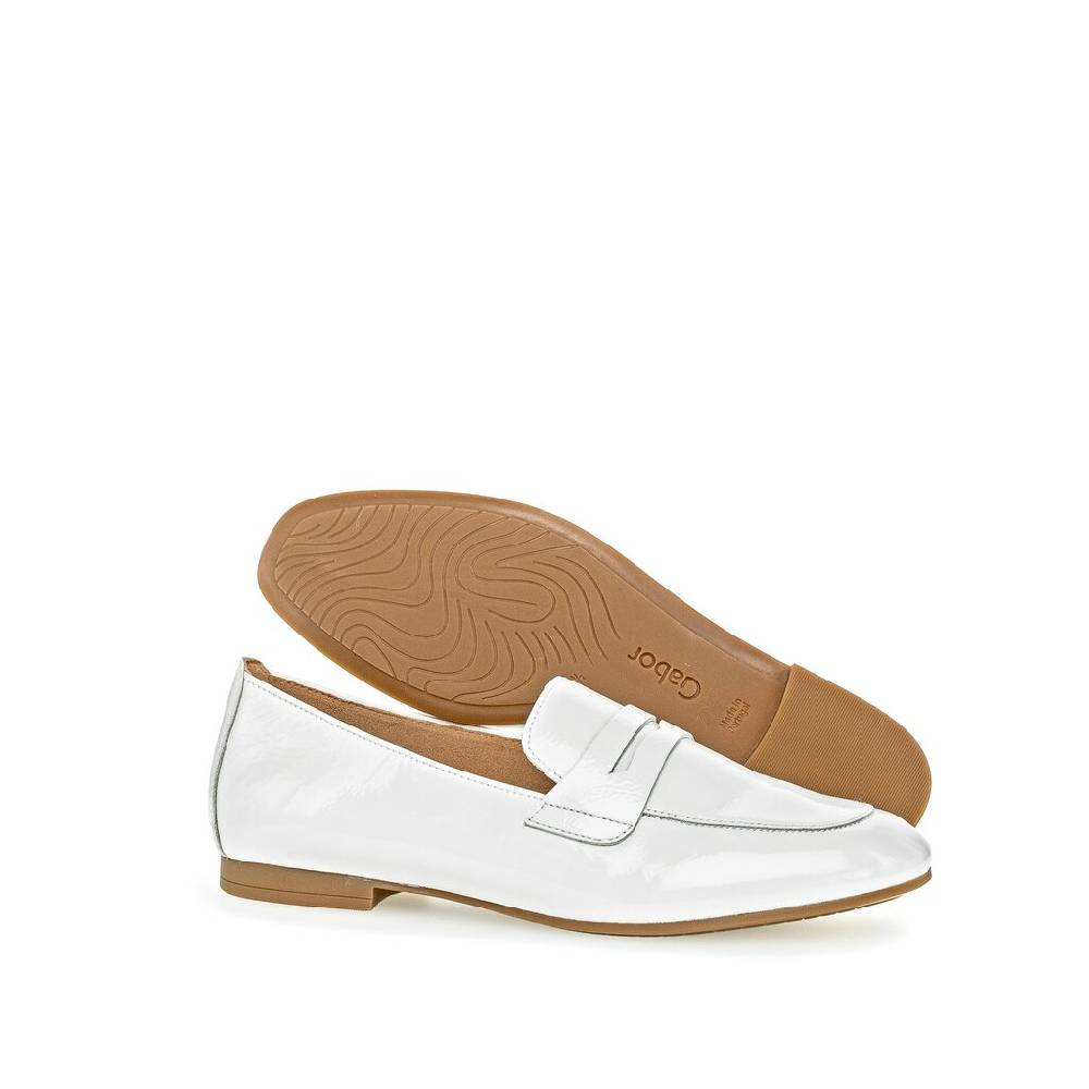 Pius Gabor Slipper Weiß