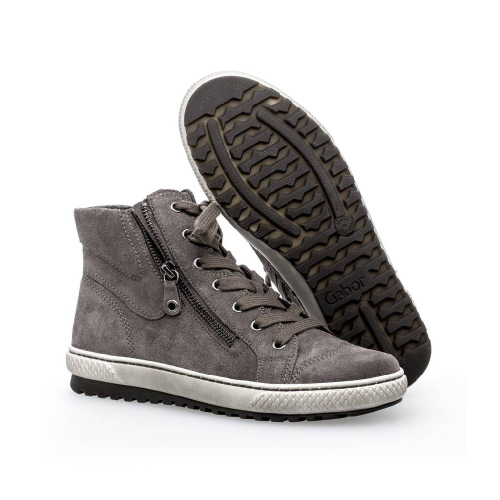 Pius Gabor Sneaker High Grau