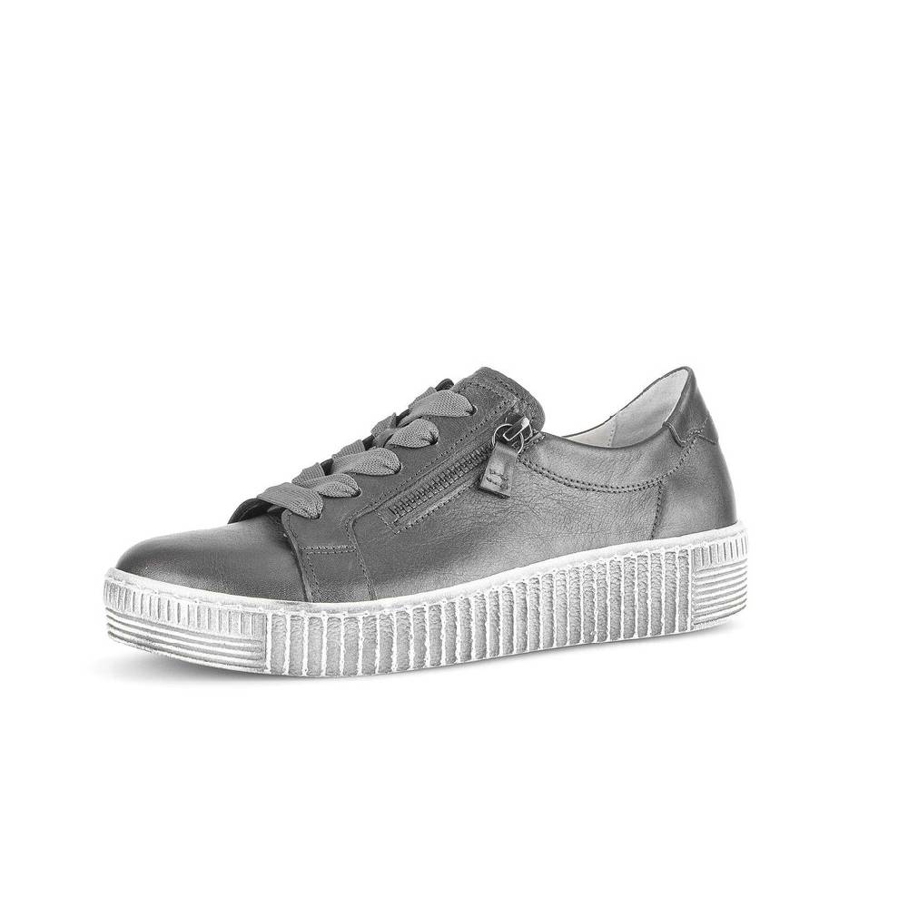 Pius Gabor Sneaker Low Grau