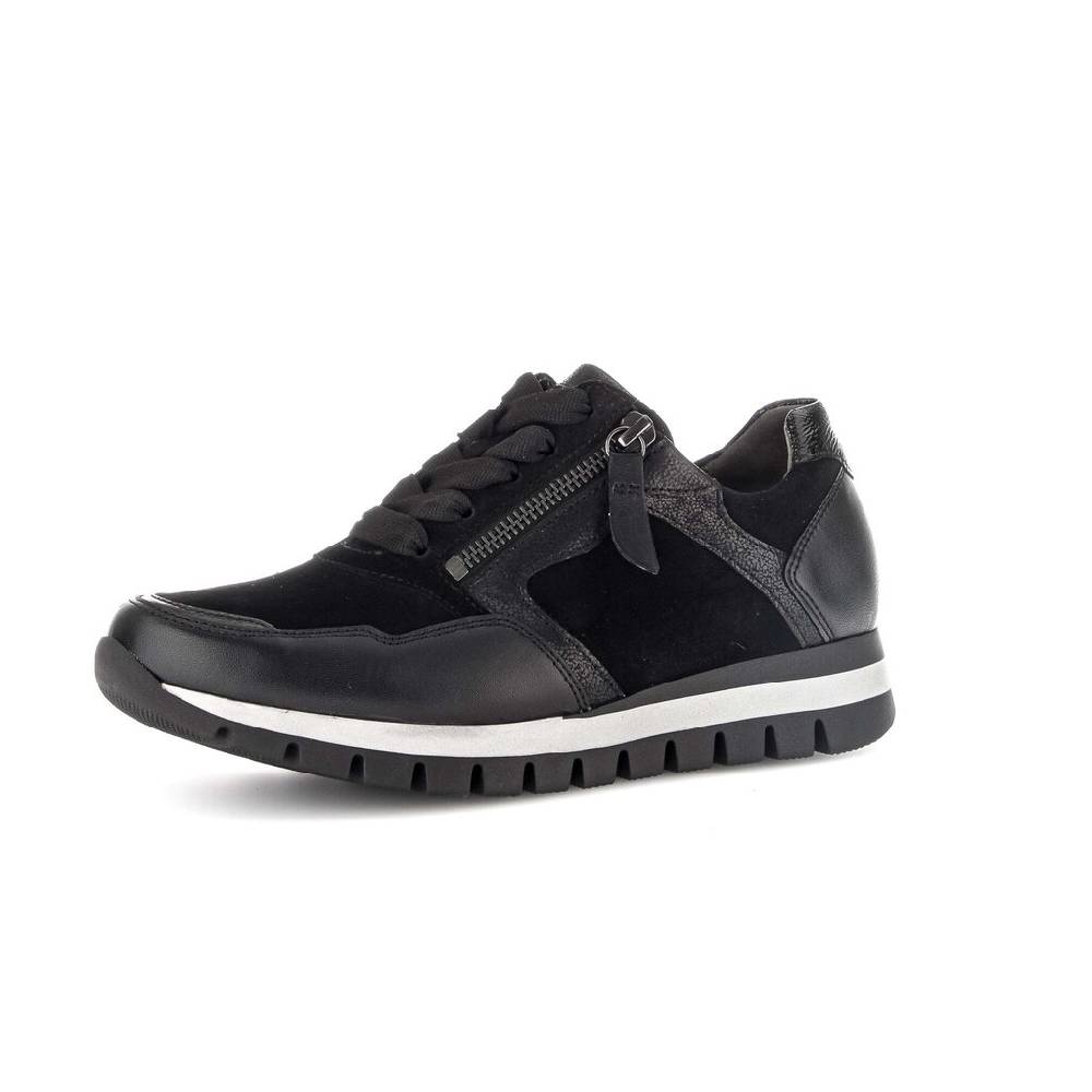 Pius Gabor Sneaker Low Schwarz