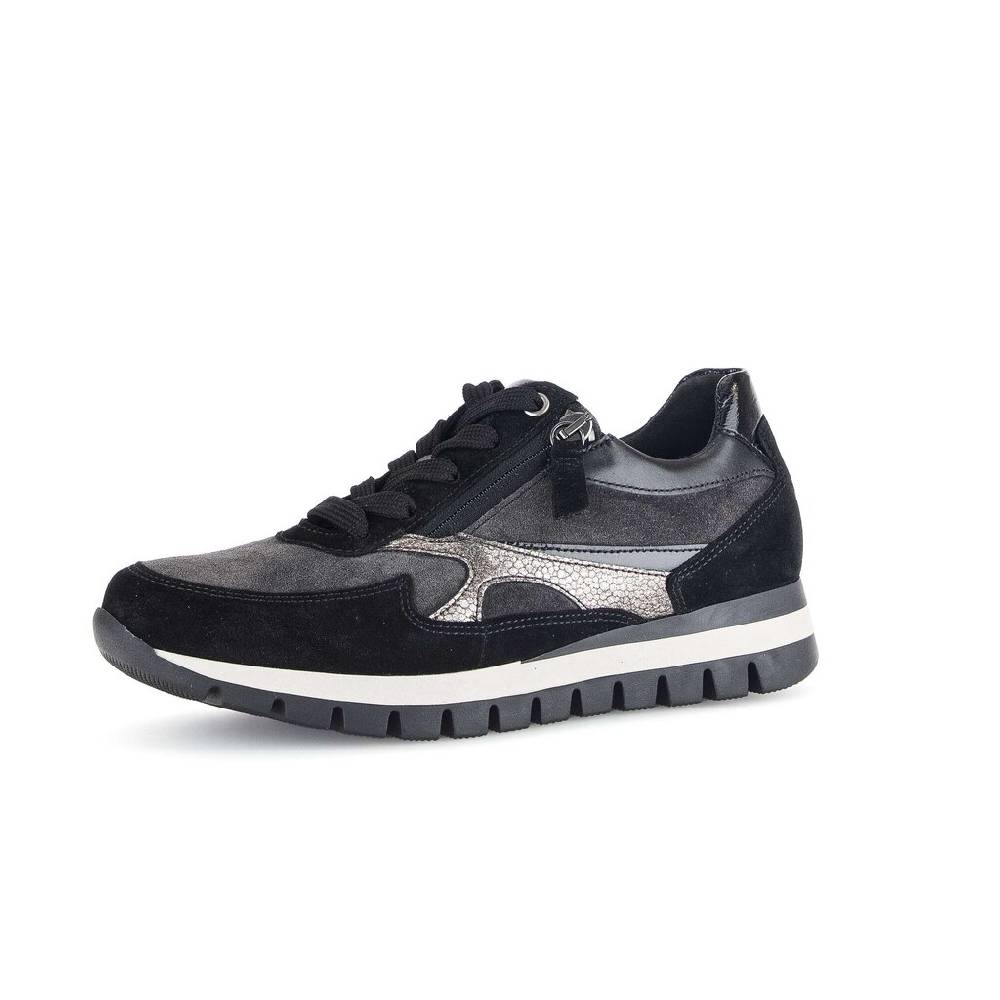 Pius Gabor Sneaker Low Schwarz