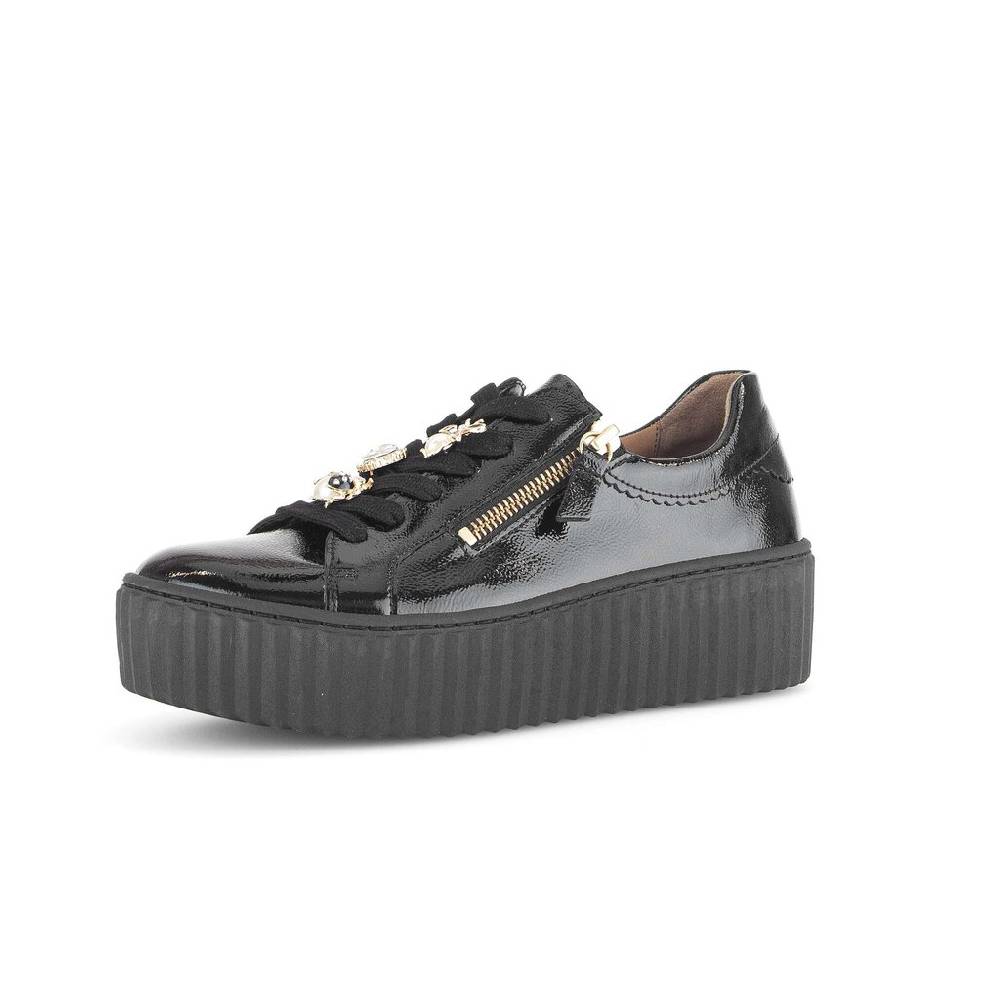 Pius Gabor Sneaker Low Schwarz