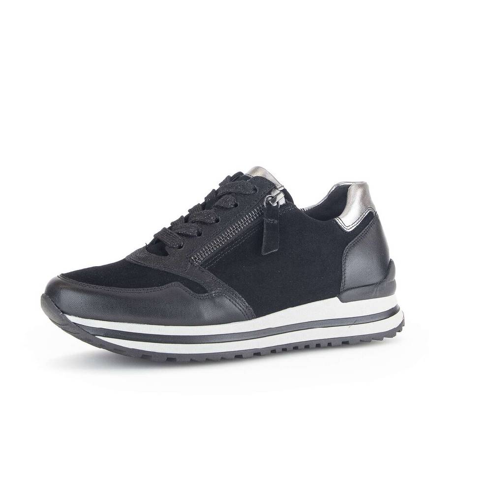 Pius Gabor Sneaker Low Schwarz