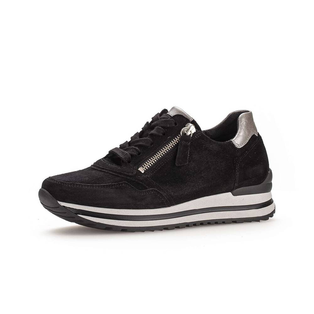 Pius Gabor Sneaker Low Schwarz