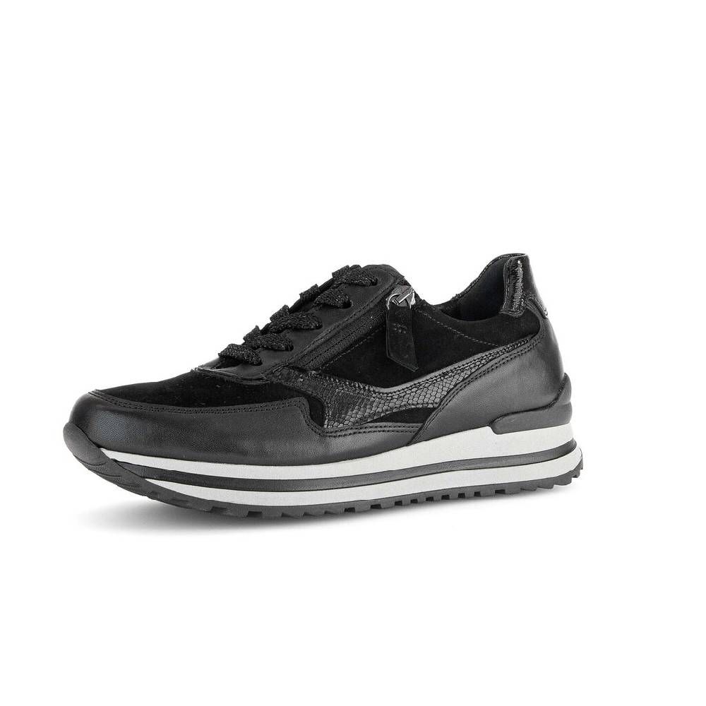 Pius Gabor Sneaker Low Schwarz