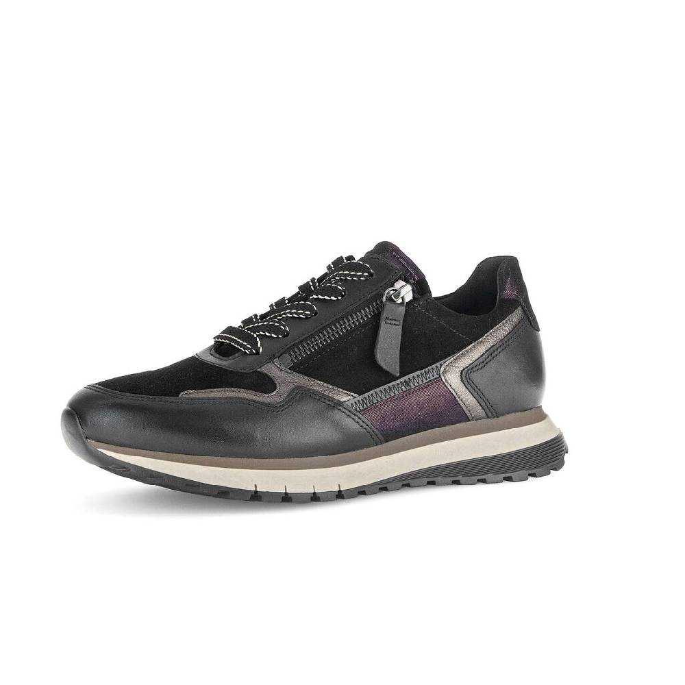 Pius Gabor Sneaker Low Schwarz
