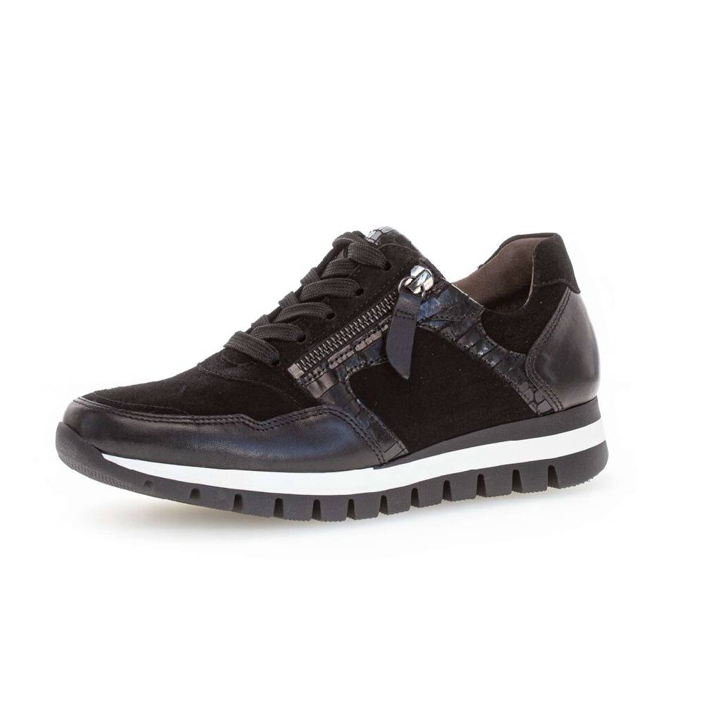 Pius Gabor Sneaker Low Schwarz