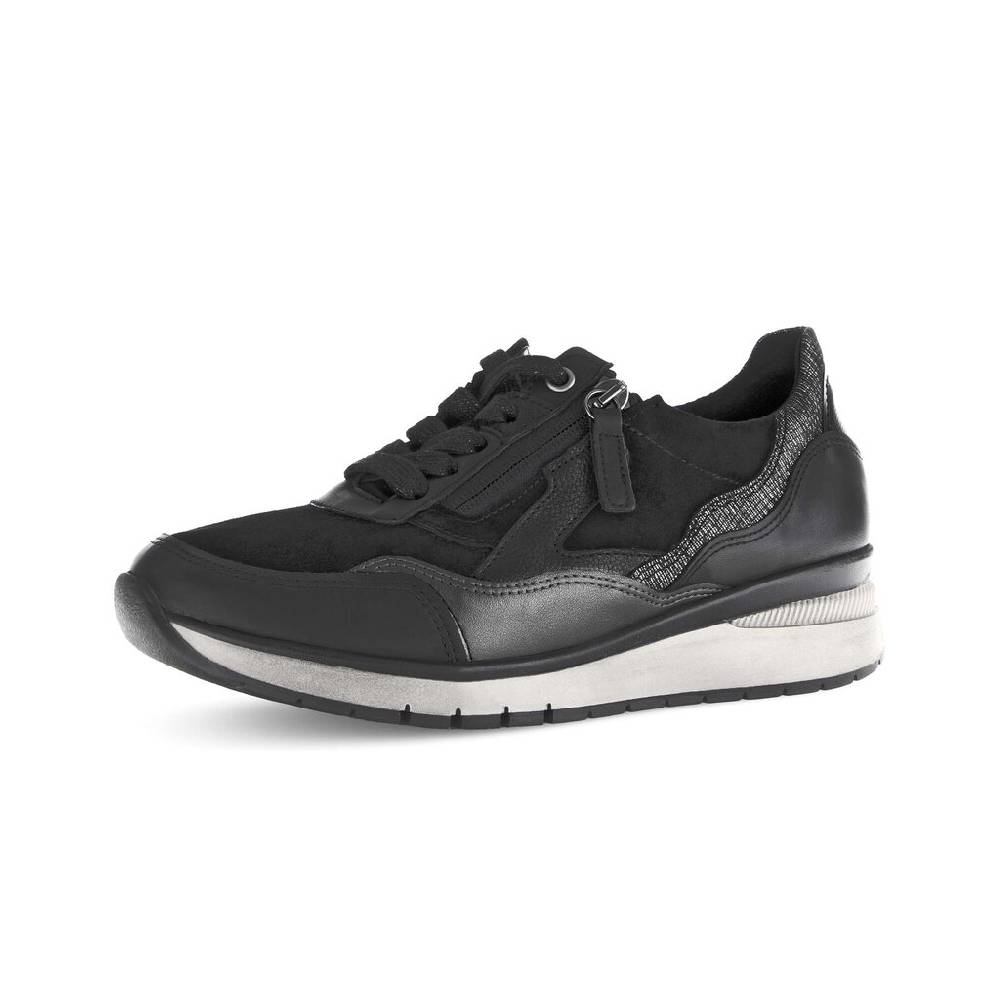 Pius Gabor Sneaker Low Schwarz