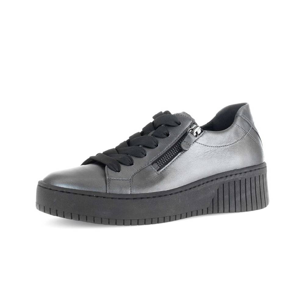 Pius Gabor Sneaker Low Silber