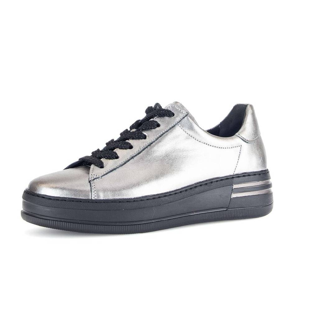 Pius Gabor Sneaker Low Silber