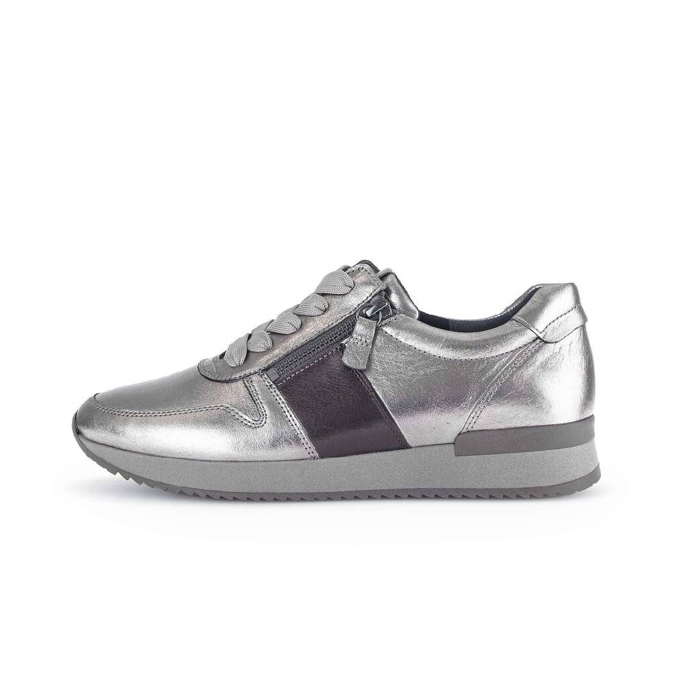 Pius Gabor Sneaker Low Silber
