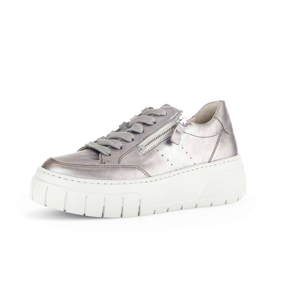 Pius Gabor Sneaker Low Silber